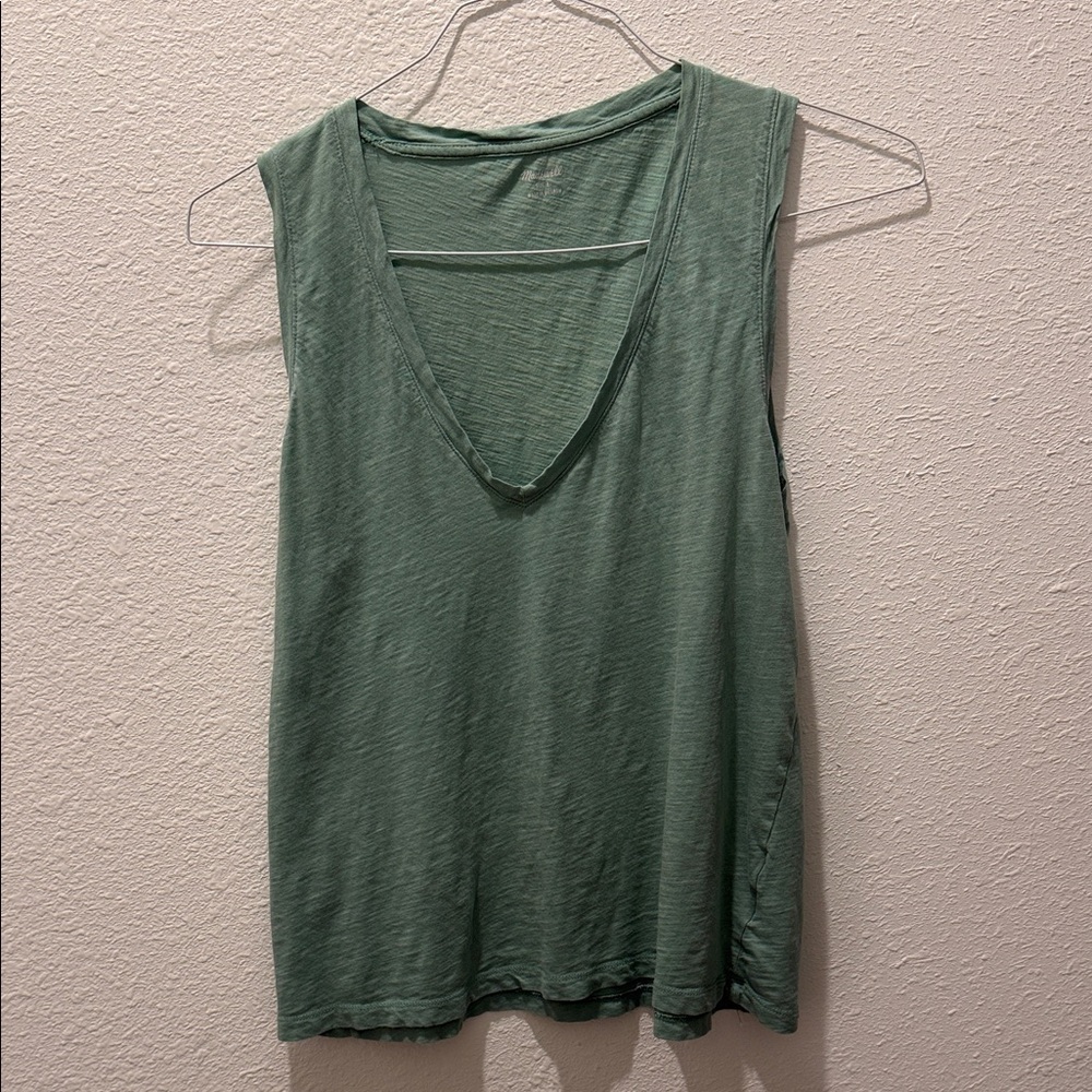 Madewell Sage Green Tank Top